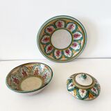 Vintage decorative ceramic dish set