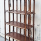 Bibliothèque étagères en bambou et rotin Maugrion pour Roche Bobois, années 80