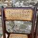 Vintage folding chairs wood and canning