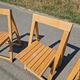 Set of 4 folding chairs by Aldo Jacober