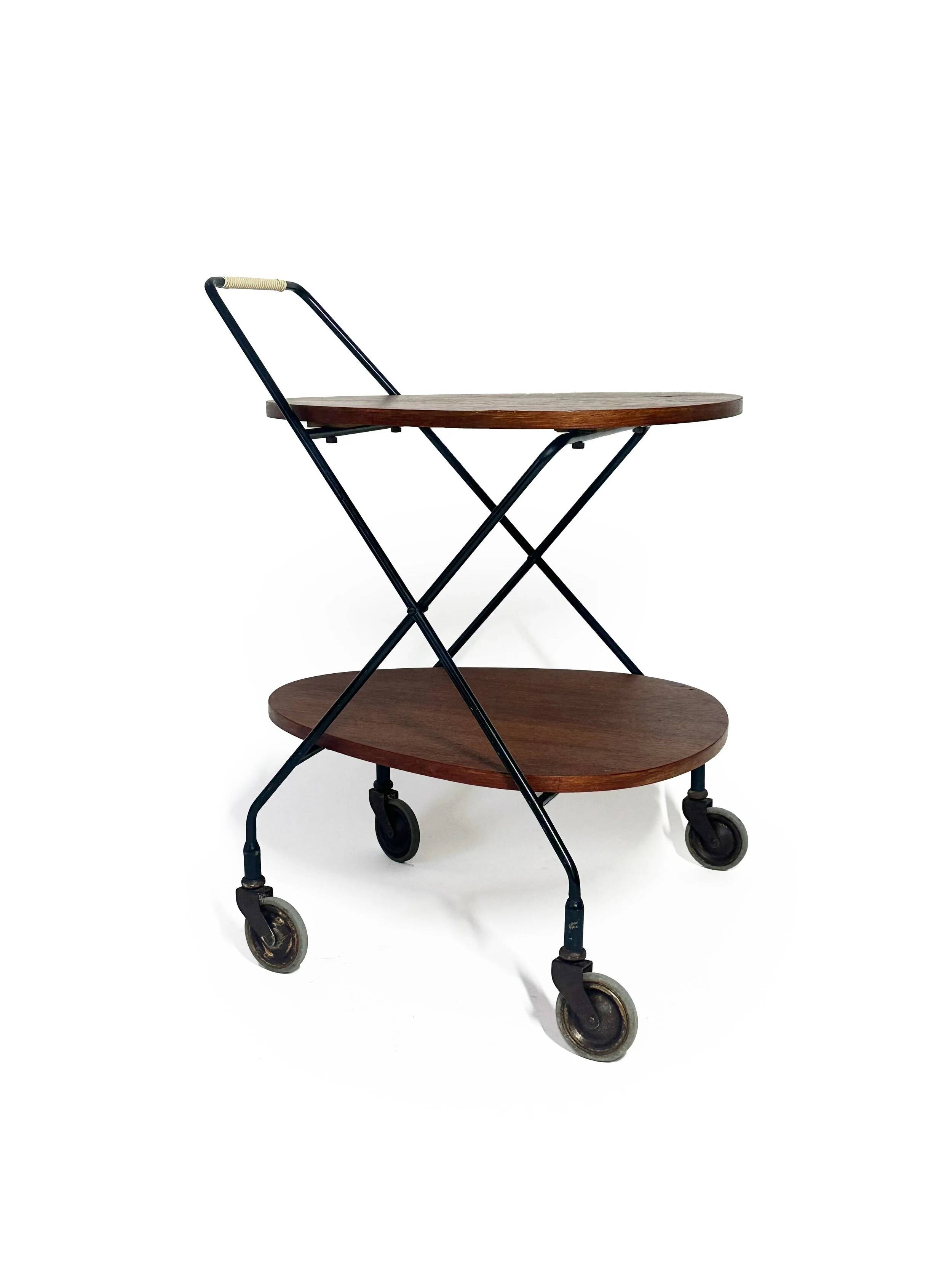 Danish mid-century bar cart