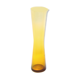 Scandinavian yellow glass pitcher
