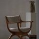 Henning Kjærnulf, Oak and lambswool armchair, "Kurul" model, Mid-century, 1960s