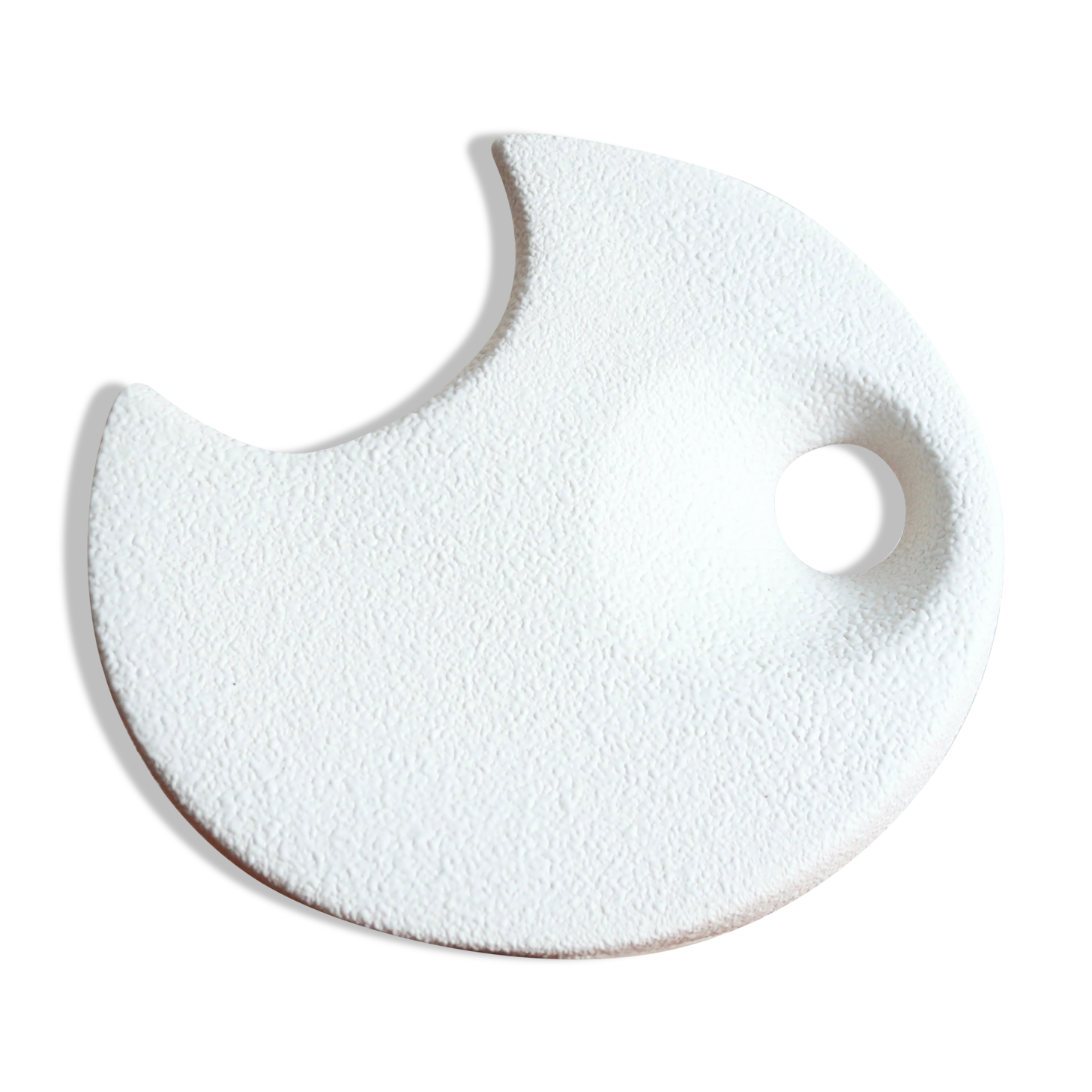 White ceramic vase by Roberto Rigon, Bertoncello, 60s