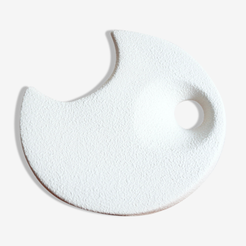 Vase blanc en céramique de Roberto Digon, Bertoncello, années 60