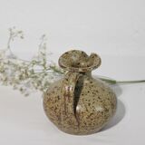 Petit vase en grès pyrité vintage