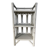 Etagere rotin années 70