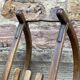 old sled sleigh Alsace Christmas decoration