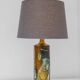 Sculptural table lamp in ceramic, designed by Bonnie Rehnqvist, Sweden, 1972