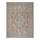 1960s Persian Handmade Wool Cotton Orange Oversized Area Rug 294x379