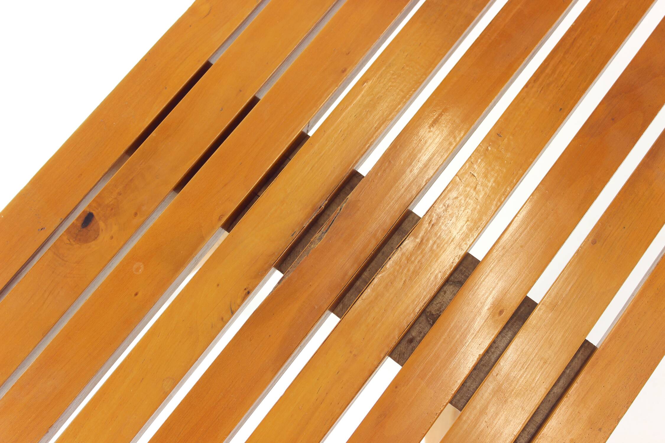 Vintage Bench In Wood, Czechoslovakia 1960s