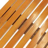 Vintage Bench In Wood, Czechoslovakia 1960s