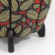 up to 3 Art Deco stools by Jindrich Halabala, leaf pattern, pouf, ottoman, 1930s