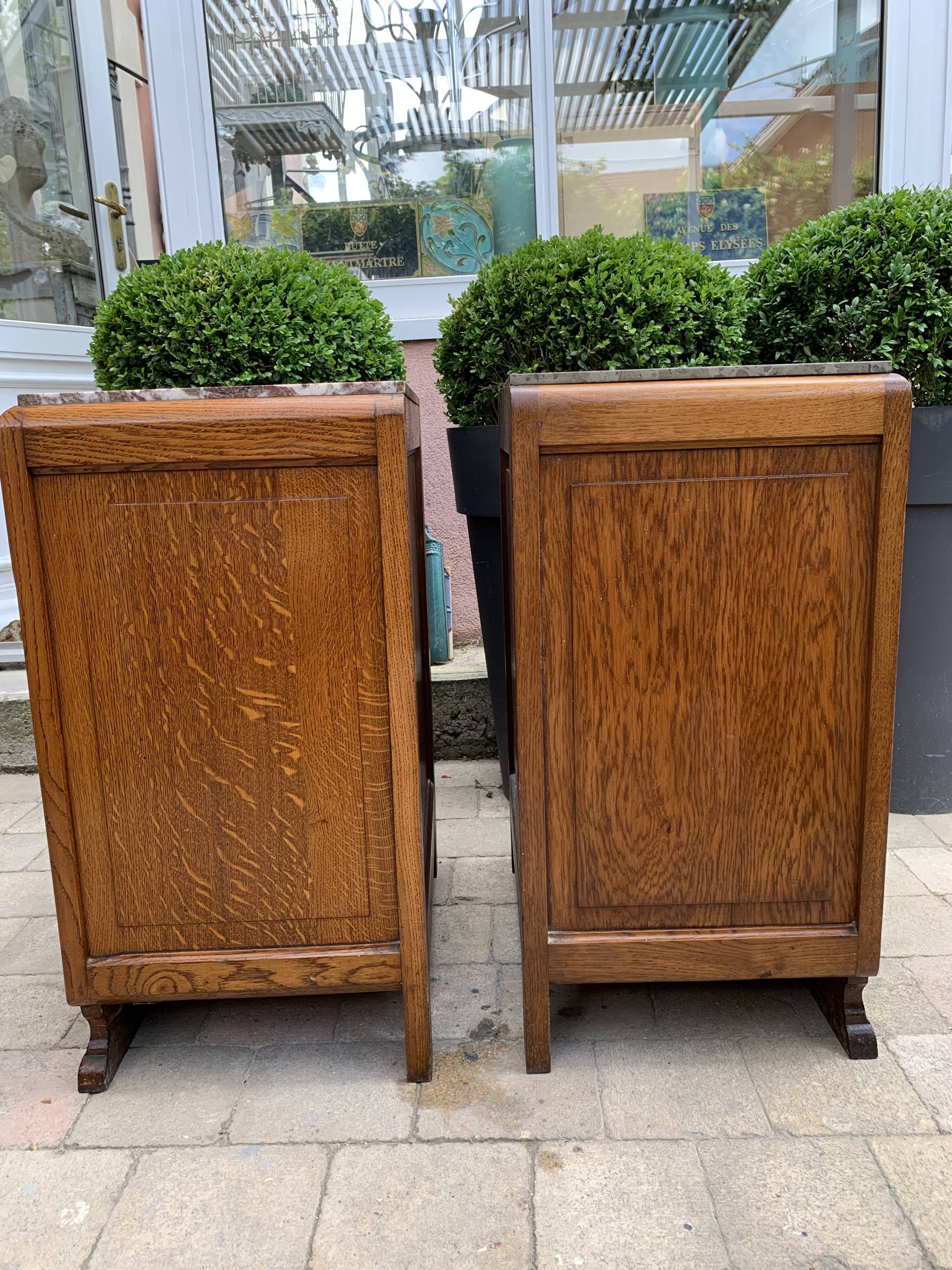 Art deco bedside tables