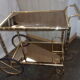 dessert doree brass style bamboo trays mirror 1960