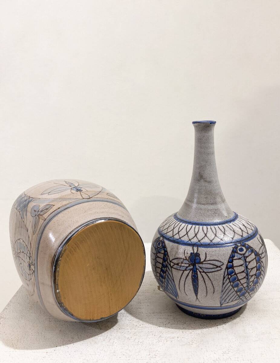 Mid-Century Modern Set of Ceramic Vases