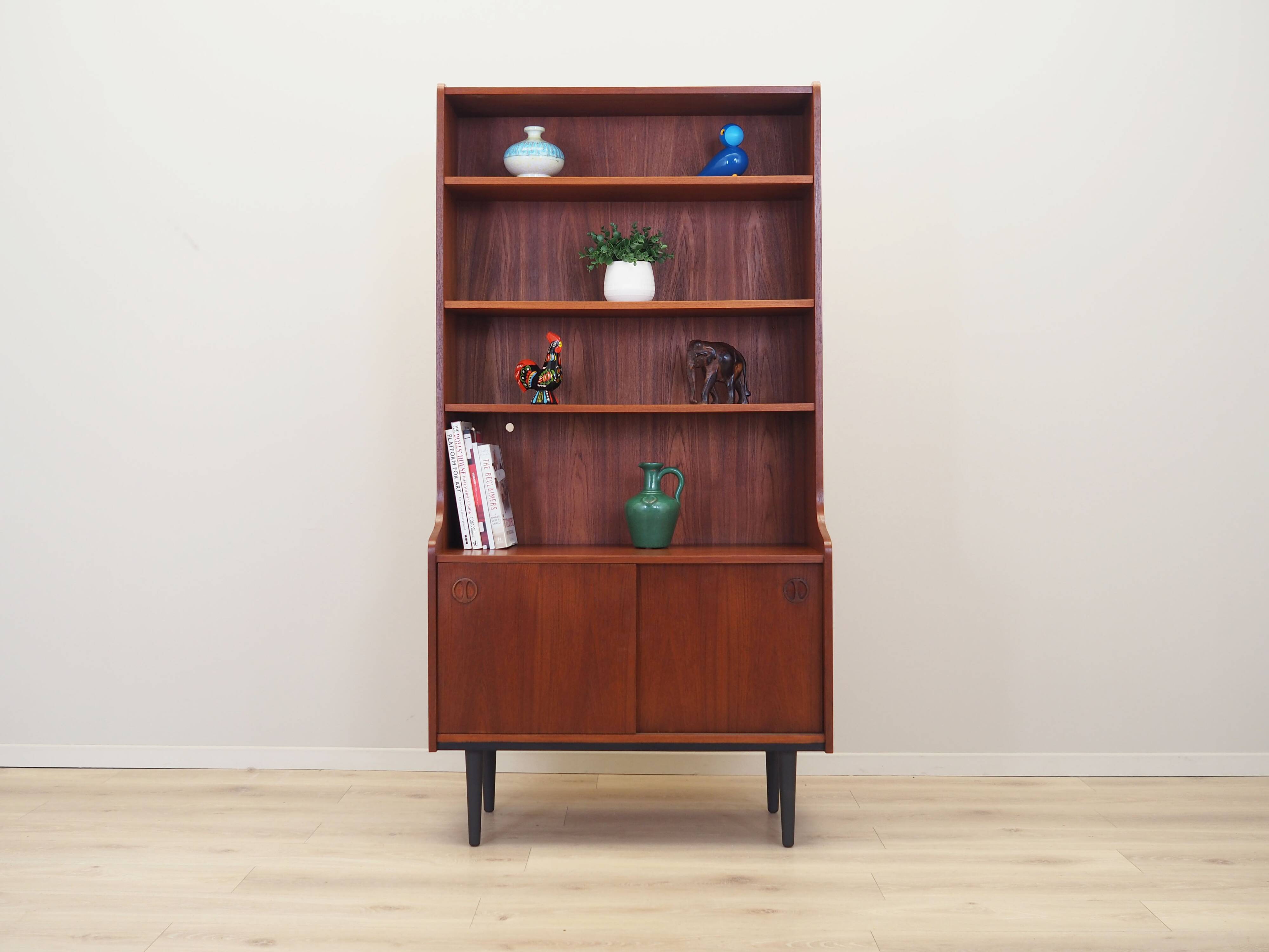 Teak bookcase, Danish design, 1970s, production: Denmark