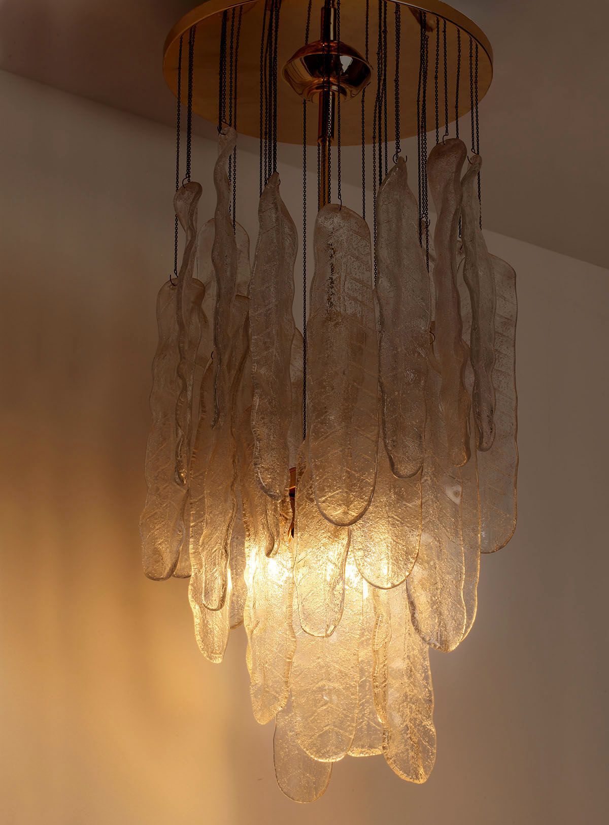 Murano waterfall lamp