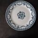 Set of 6 dessert plates Terre de Fer E. Bourgeois