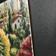 Small oil on Isorel "Flowering view"