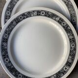 Boch La Louvière flat plate in earthenware