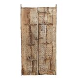 Nandra - Ancienne porte indienne en bois massif n°1