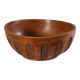 Antique hand carved signed folk art bowl 1930