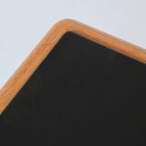 Warren Platner writing desk leather and oak Knoll United States 1970