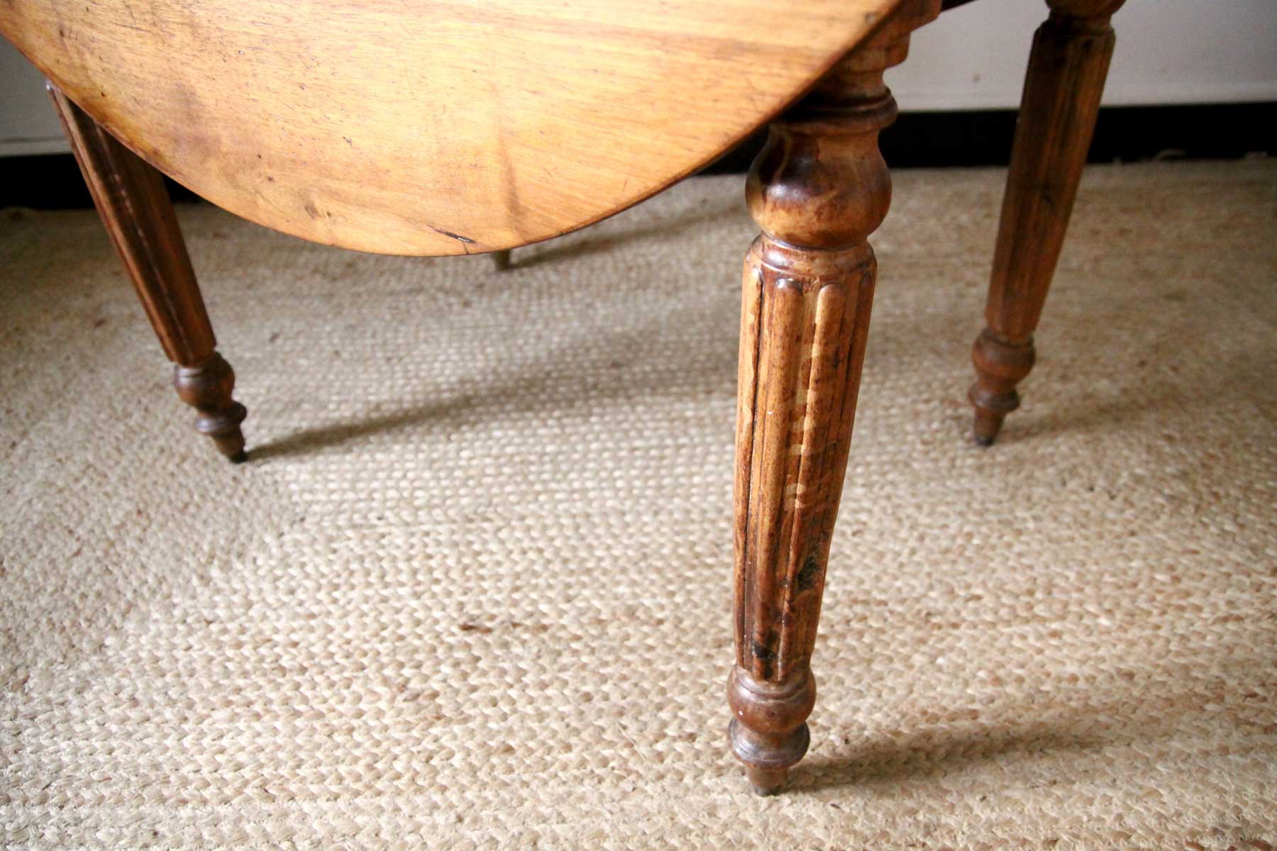 Wooden dining table