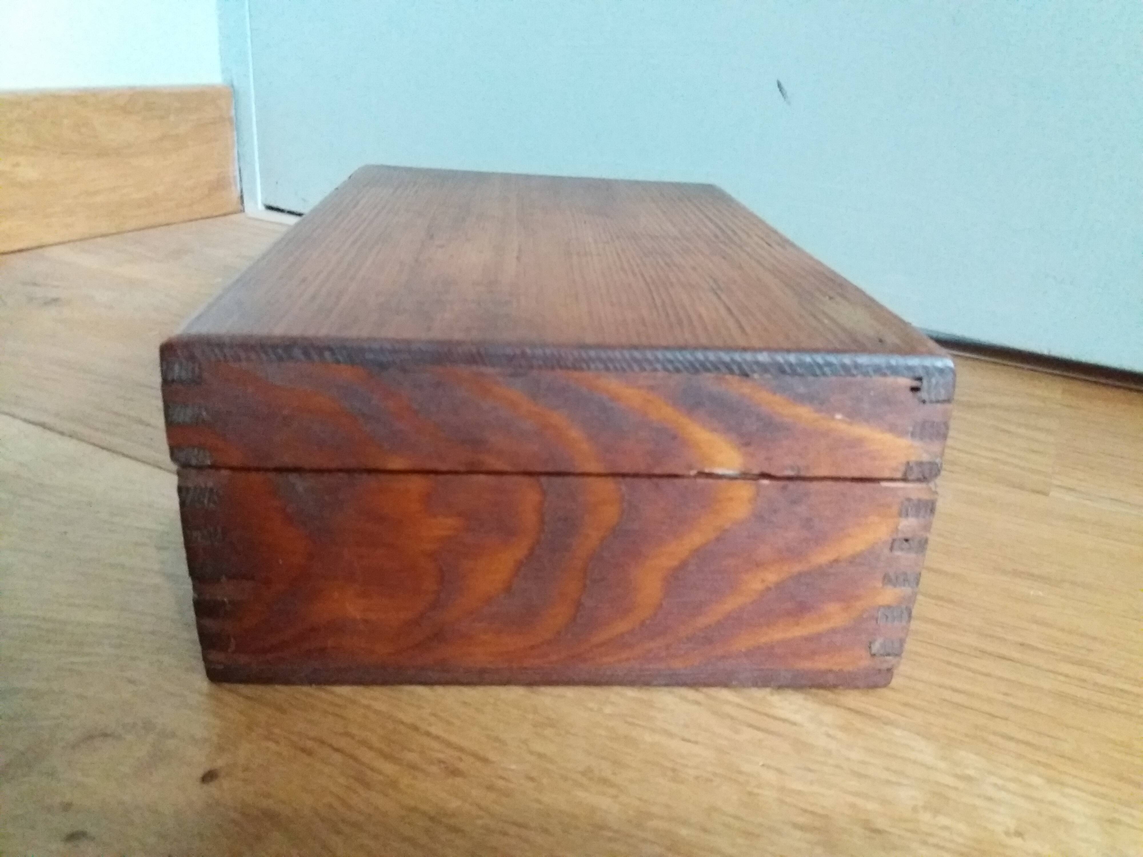 Wooden box