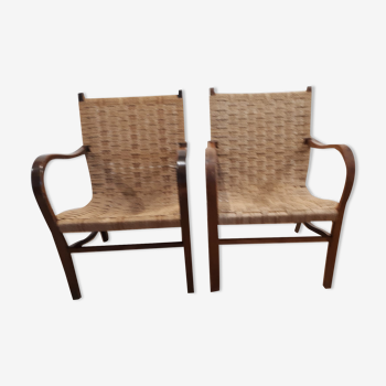 Pair of armchairs, Netherlands, 60s