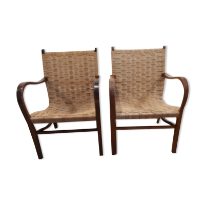 Paire de fauteuils, Pays-Bas, années 60