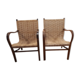 Pair of armchairs, Netherlands, 60s