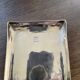 Empty silver metal pocket