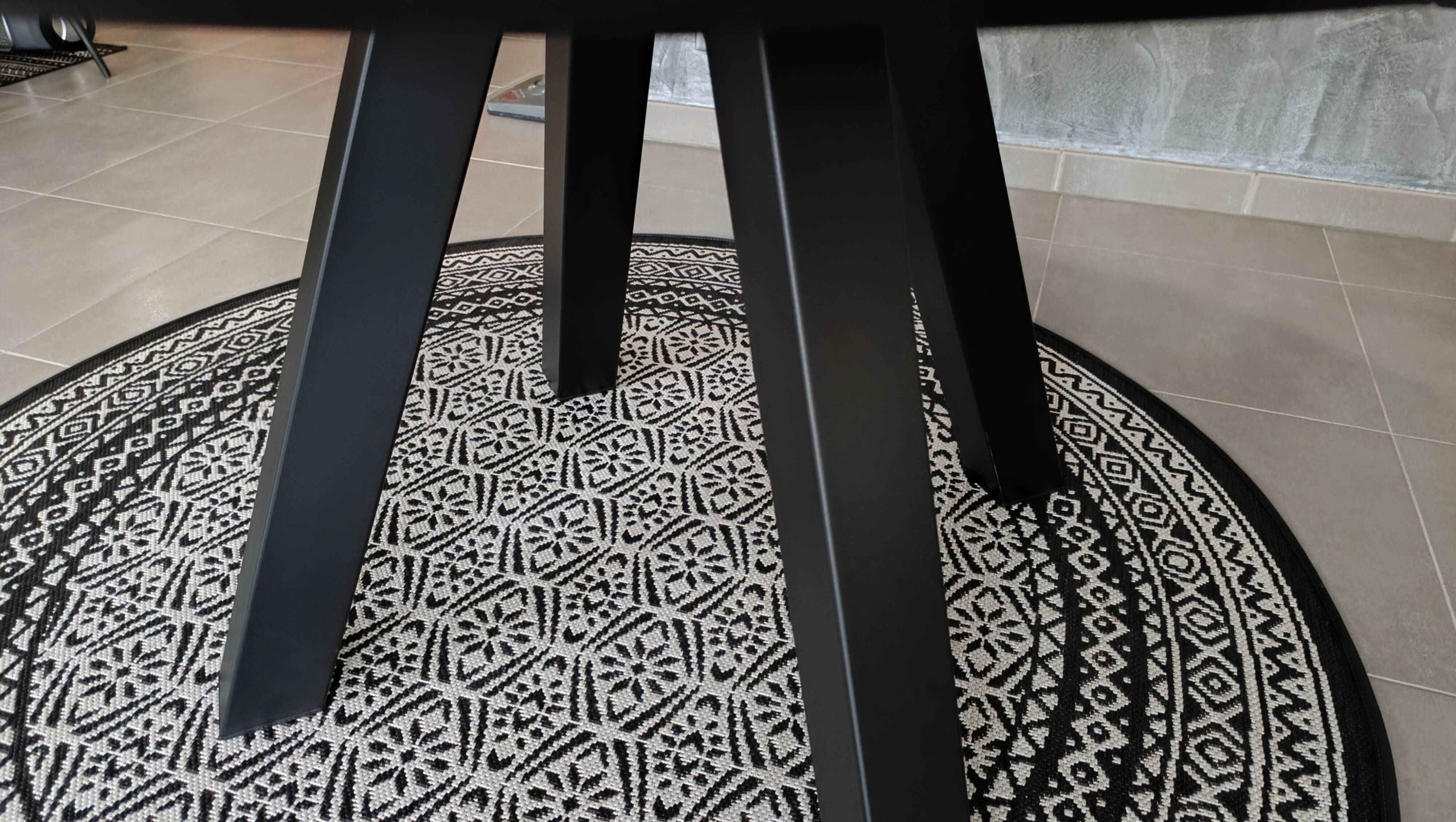 Ceramic dining table