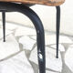 Chaises industrielles confort lux 1960