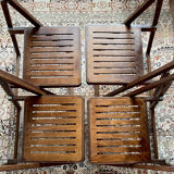 4 folding chairs 1960