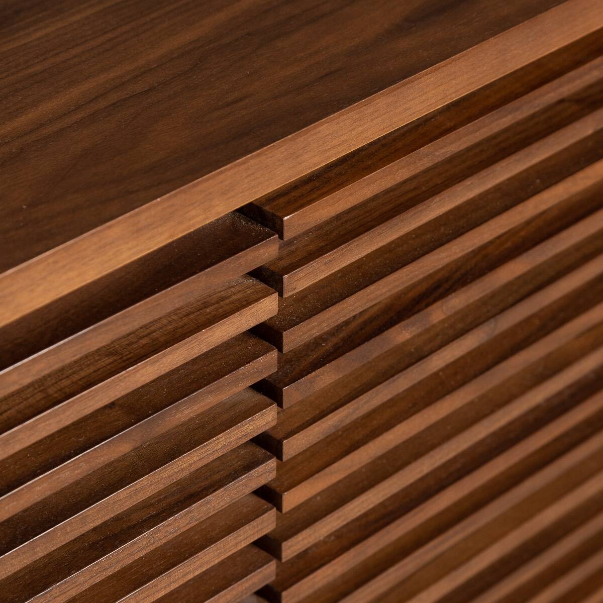 Stylish 20thc heals walnut sideboard by nathan yong c.1990