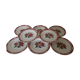 8 plates with Cibon Digoin Sarreguemines model dessert