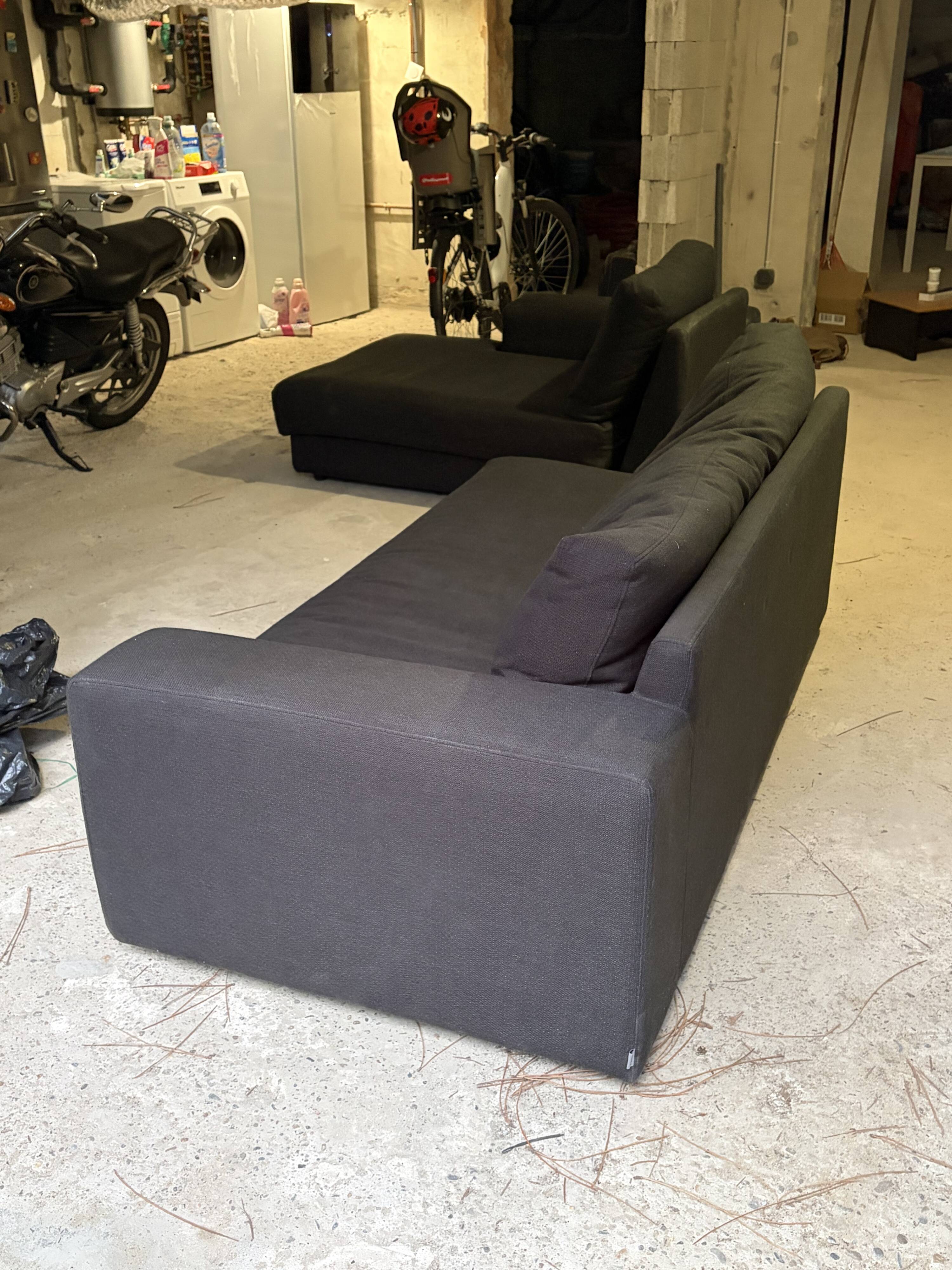 Canapé angle - design - modular - altassina - voltex - l.282