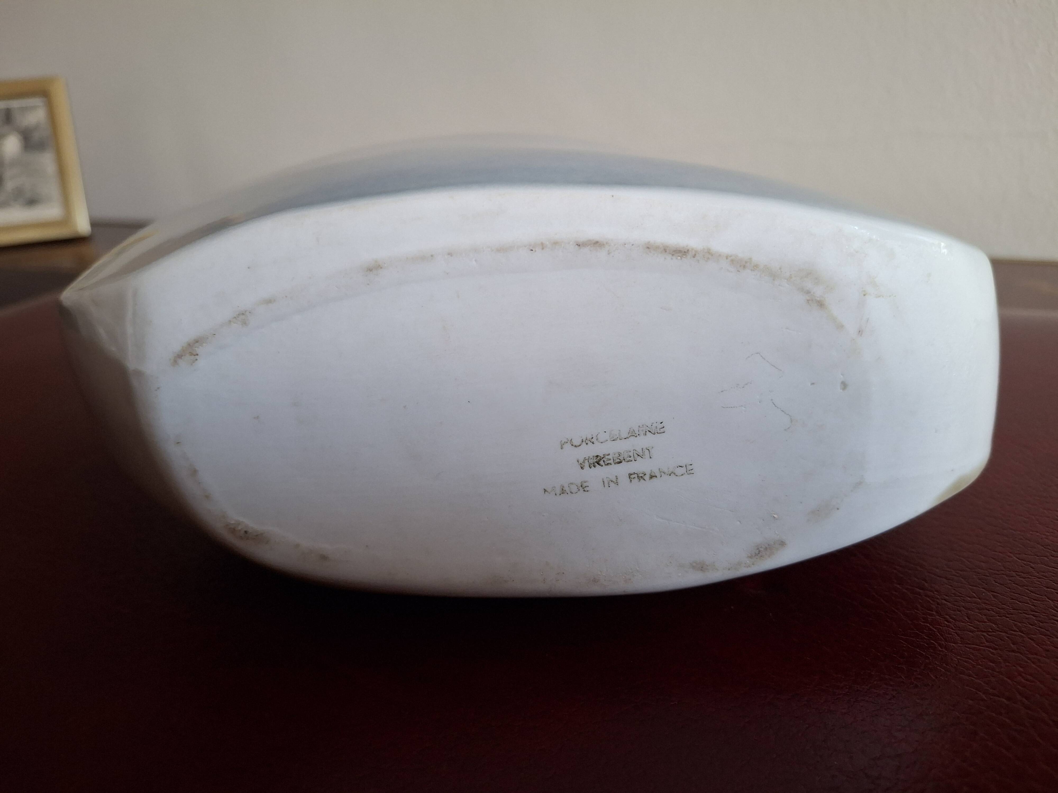 Virebent porcelain vase