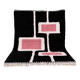 Tapis en laine naturelle tissé main artisanale taille 1,5/2,5 m