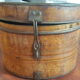 Metal hat box