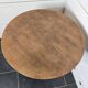 vintage marquetry pedestal table