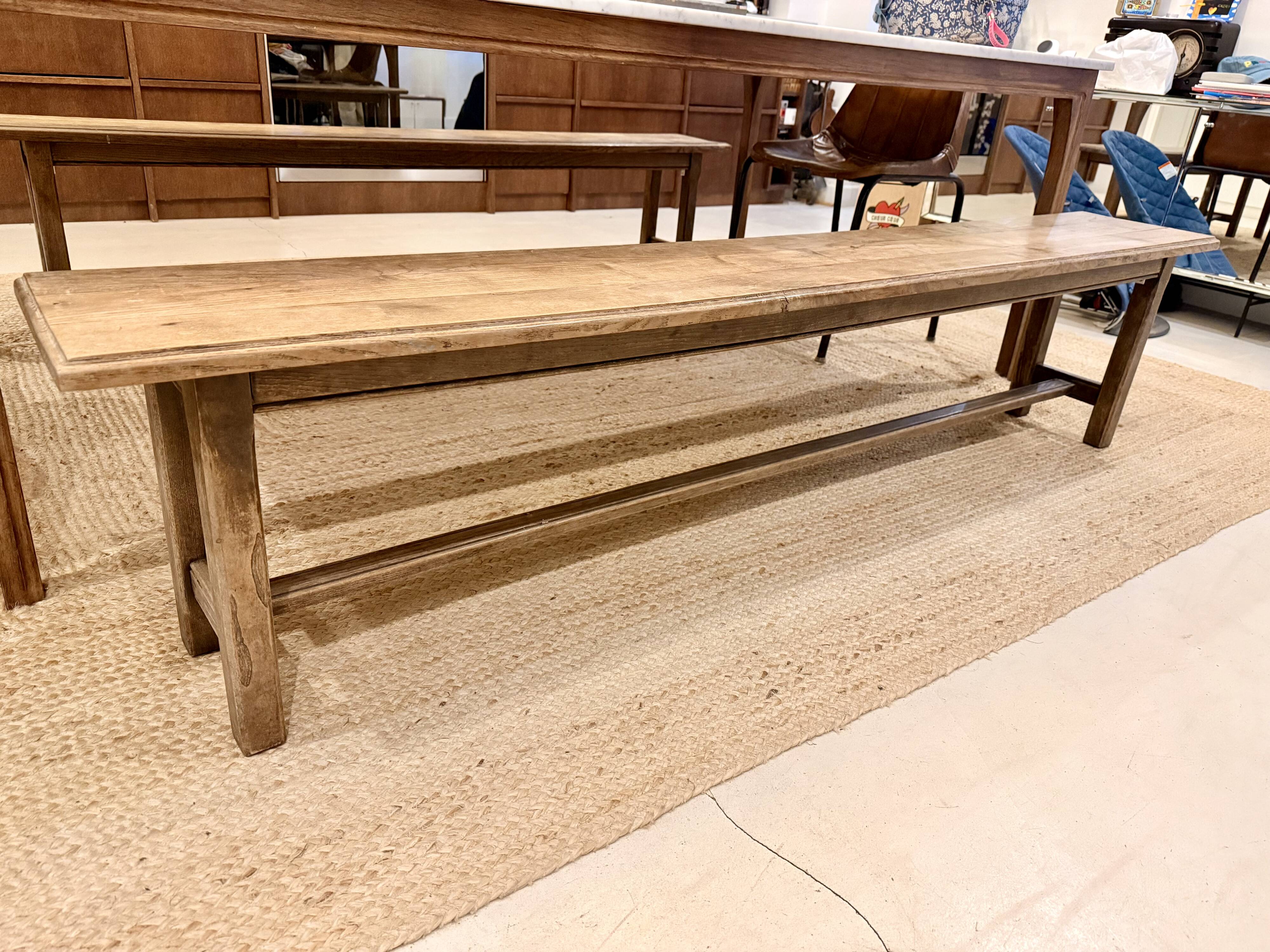 Pair of vintage benches