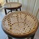 Lot De 2 Tabourets En Cannage Style Thonet