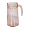Pink glass pitcher Rosaline by Luminarc