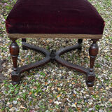 English chair in mahogany, X-shaped legs – 19th century
