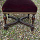 English chair in mahogany, X-shaped legs – 19th century