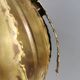 Brutalist flame-cut brass hanging lamp, by Svend Aage Holm Sørensen (SAHS)